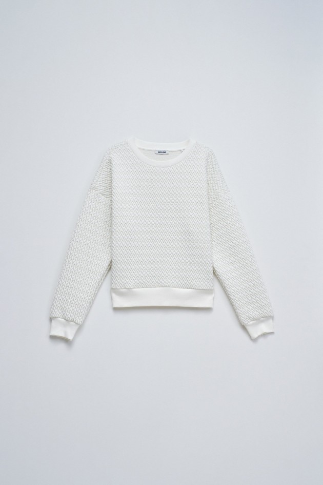 SWEAT À MOTIFS JACQUARD