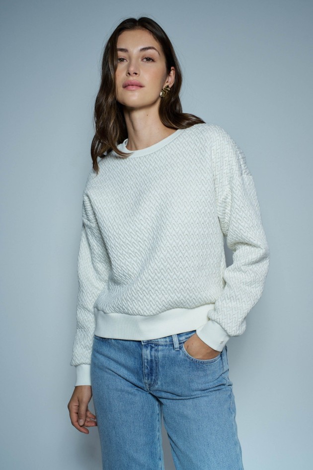 SWEAT À MOTIFS JACQUARD