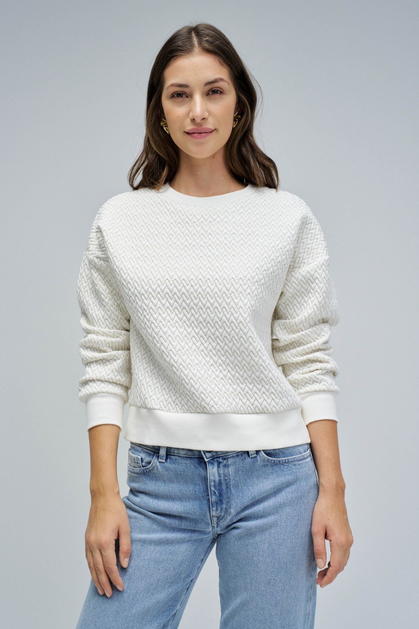 Pull En Maille Femme Salsa - Taille S, Couleur Beige - Neuf Avec Étiquettes
