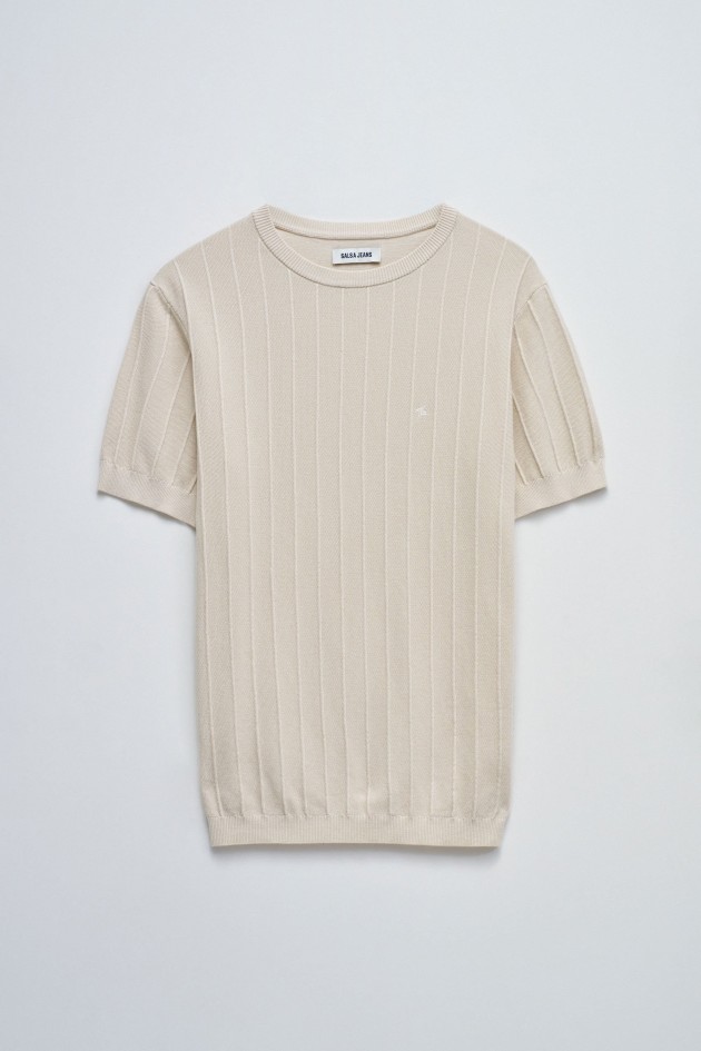 TEXTURED T-SHIRT