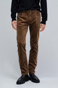 CAL�AS JOGGERS REGULAR FIT EM BOMBAZINA