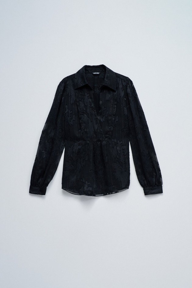 JACQUARD BLUSE