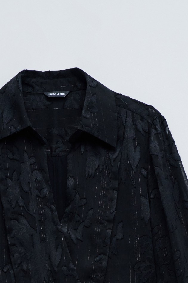 JACQUARD BLUSE