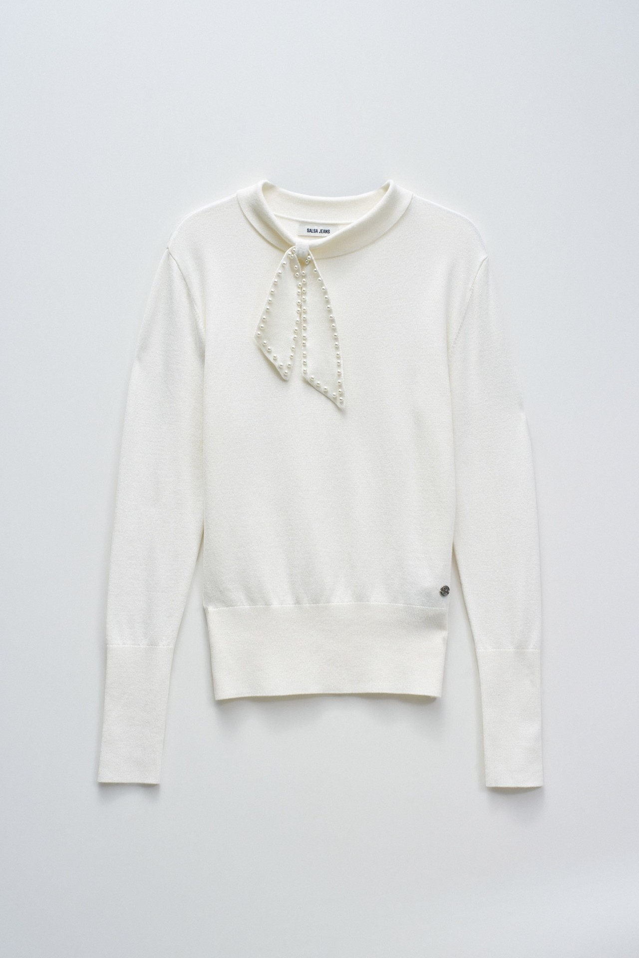 STRICKPULLOVER MIT SCHLEIFE