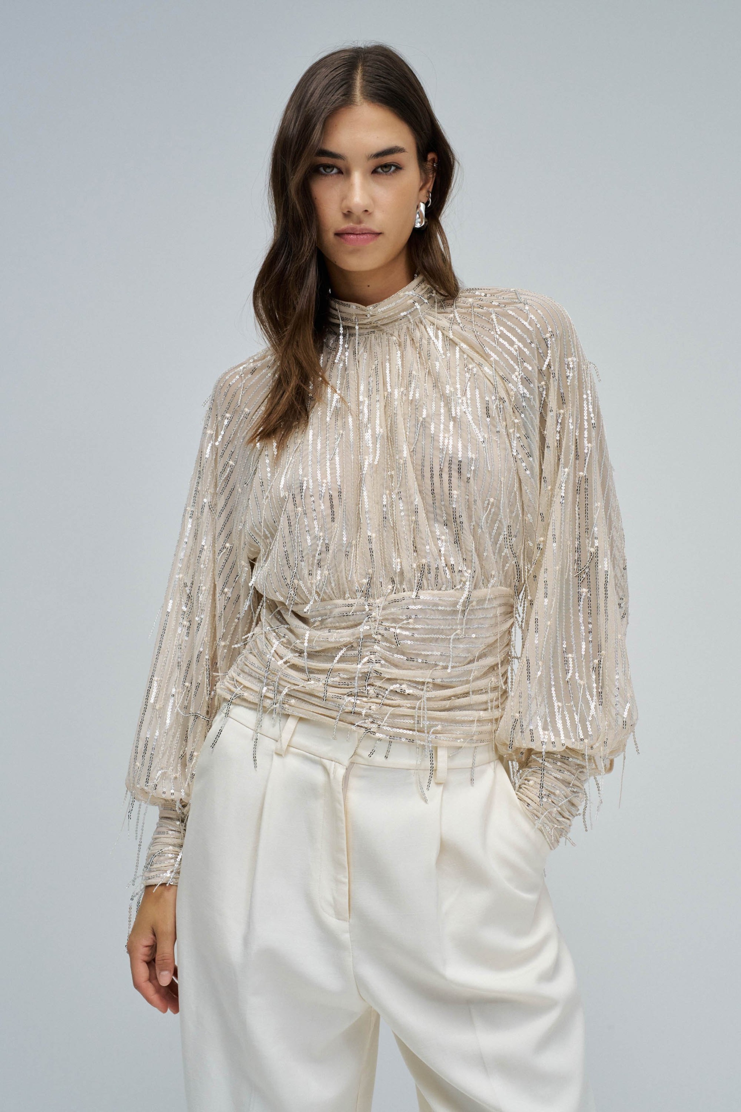 PAILLETTEN TOP