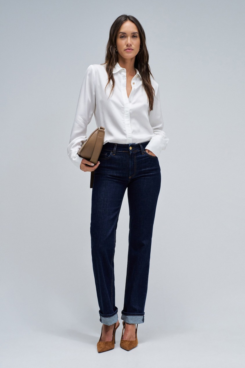 DESTINY PUSH UP STRAIGHT JEANS