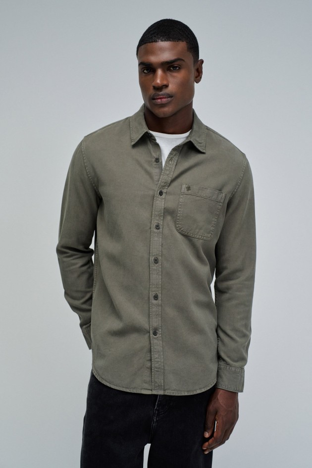 CHEMISE EN JEAN L�GER