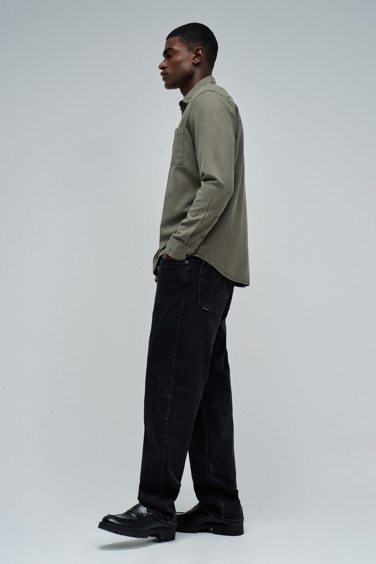 SHIRT IN LIGHTDENIM