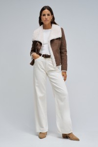 BLOUSON EN SIMILI CUIR