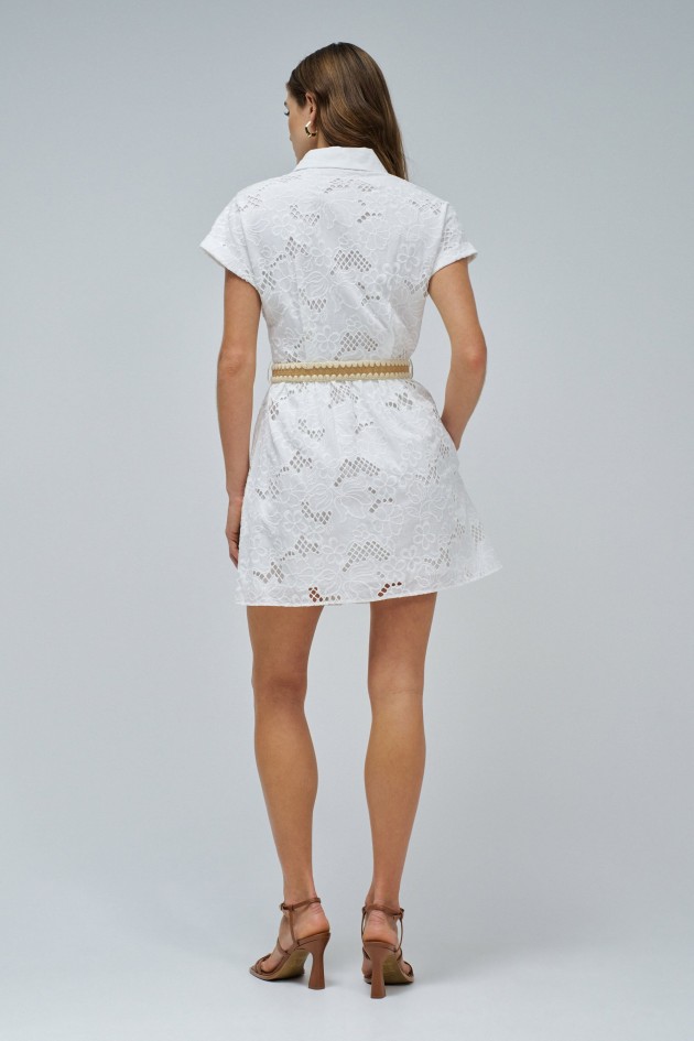 VESTIDO CAMISERO BORDADO