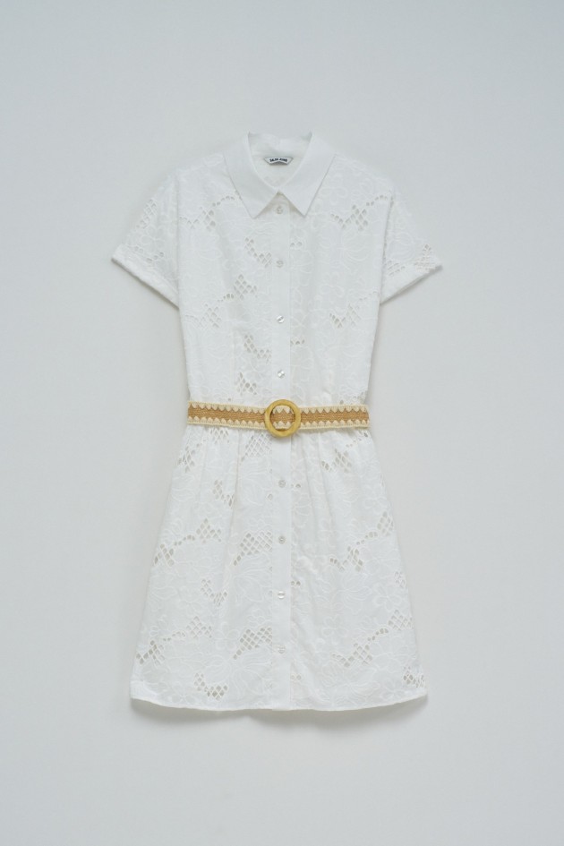 VESTIDO CAMISERO BORDADO