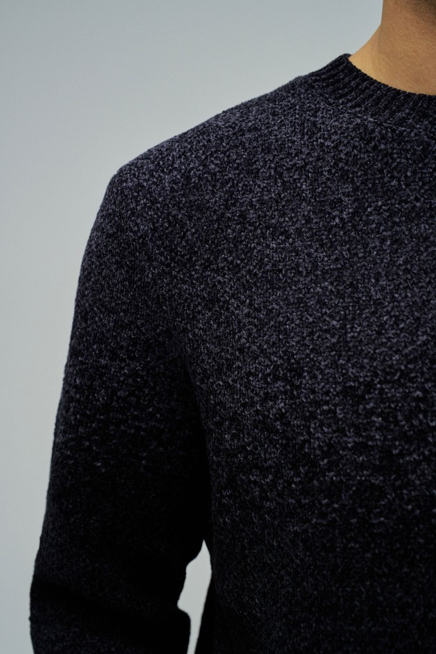 CAMISOLA DE MALHA COM EFEITO GRADIENTE