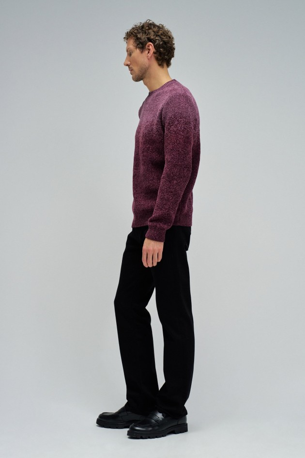 PULL EN MAILLE AVEC EFFET DÉGRADÉ