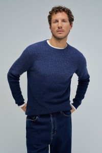 CAMISOLA DE LÃ COM EFEITO GRADIENTE CAMISOLA DE LÃ COM EFEITO GRADIENTE