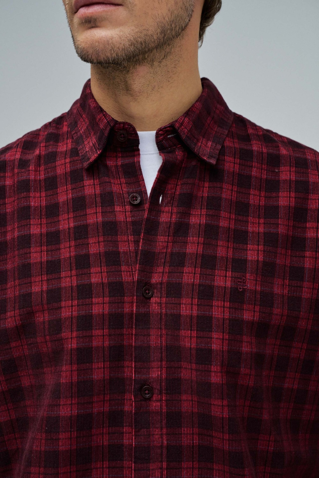 CAMISA EM BOMBAZINA
