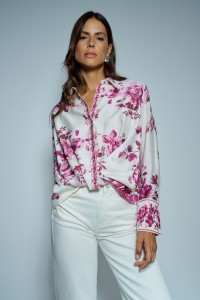 TOP MIT BLUMENMUSTER