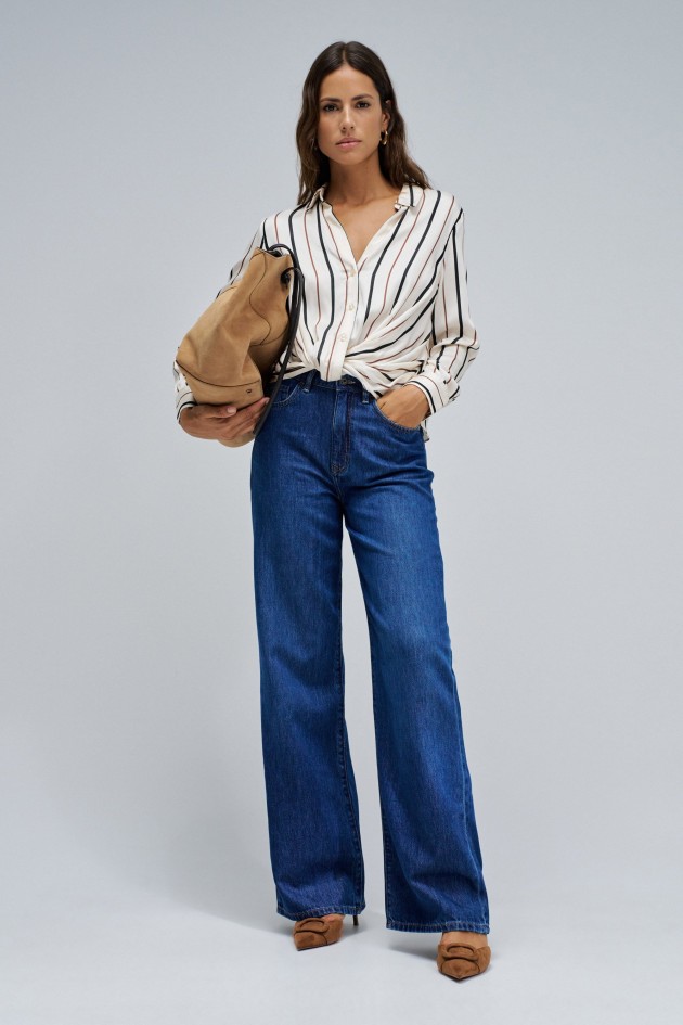 BLOUSE À RAYURES
