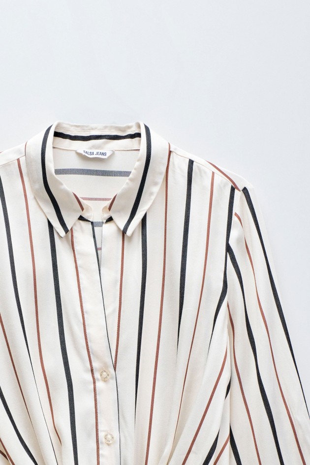 BLOUSE À RAYURES