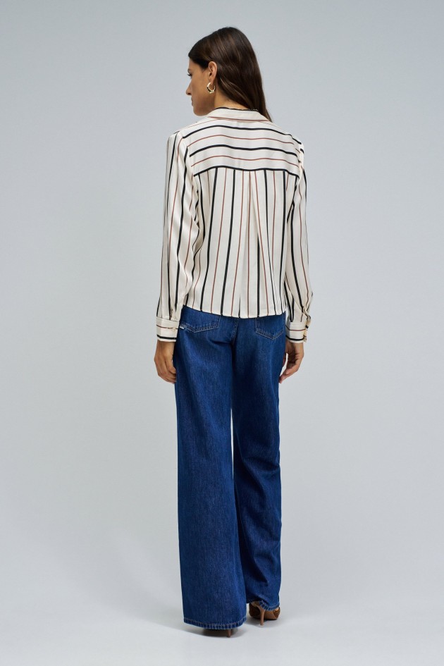 BLOUSE À RAYURES