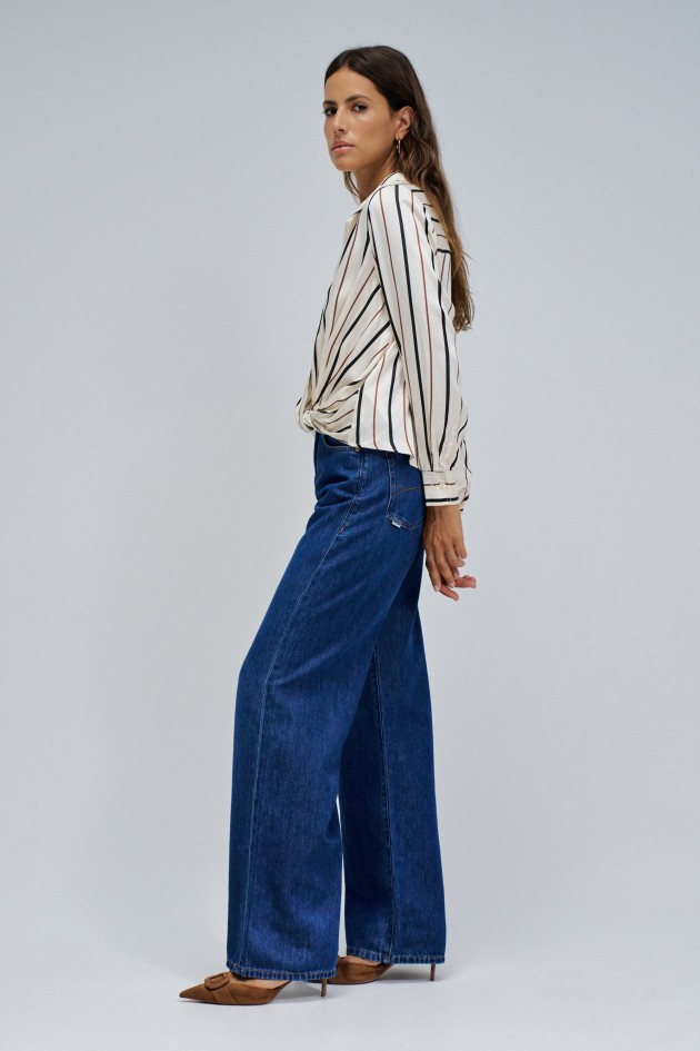 BLOUSE À RAYURES