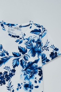 T-SHIRT WITH FLORAL PATTERN T-SHIRT WITH FLORAL PATTERN