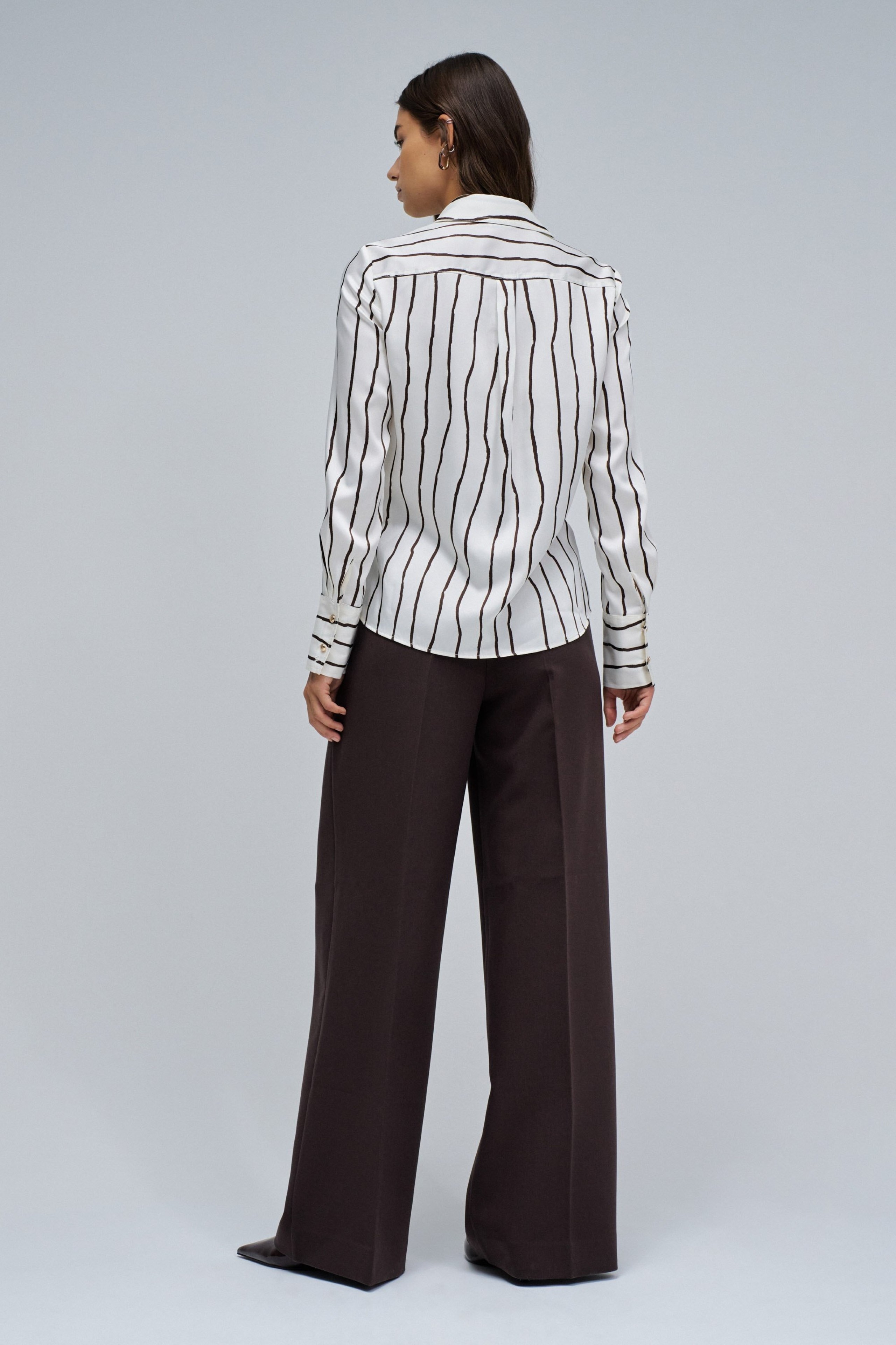 BLUSE MIT STREIFEN