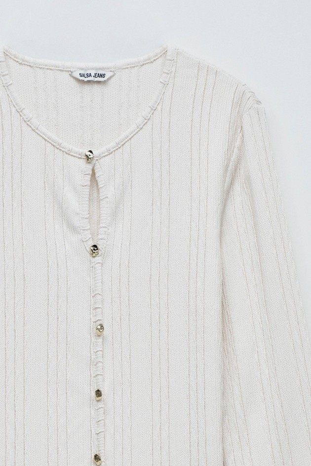 TEXTURIERTER PULLOVER