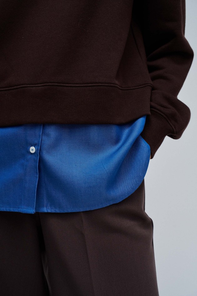 PULL AVEC CHEMISE