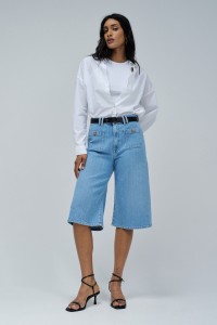 CULOTTE IN LIGHTDENIM