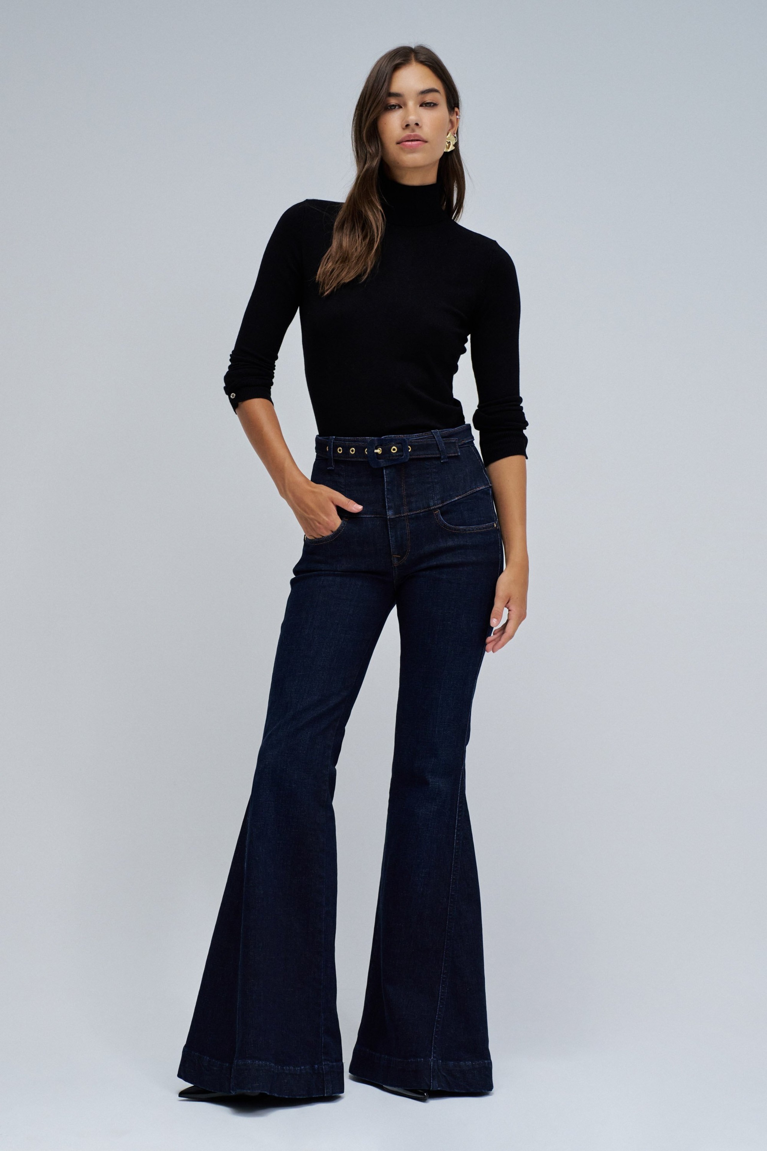 DIVA FAITH PUSH IN FLARE JEANS