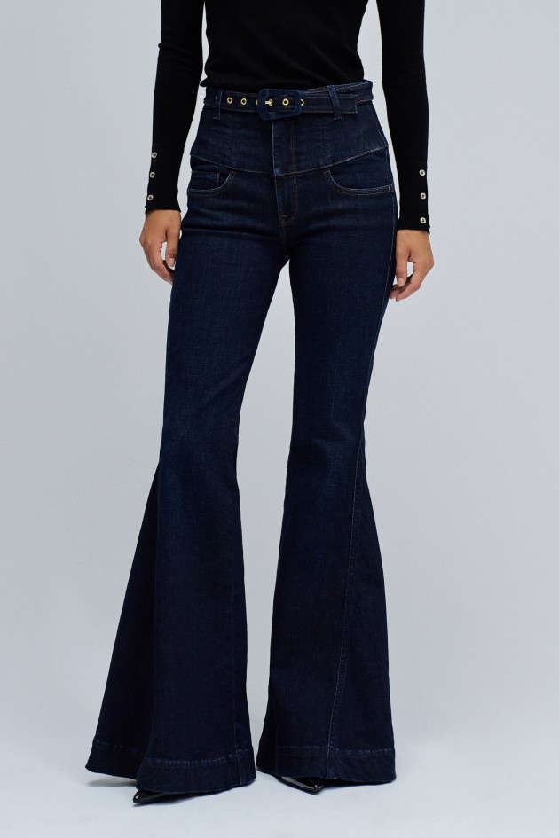 DIVA FAITH PUSH IN FLARE JEANS
