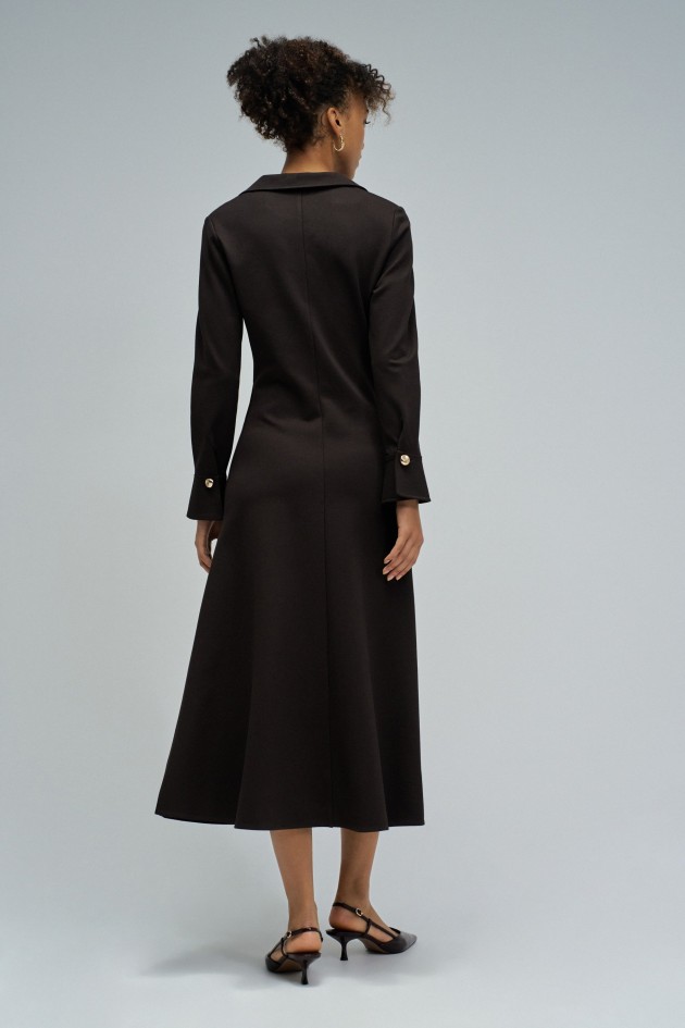 ROBE MIDI EN MAILLE