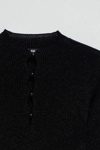 SHINY KNIT SWEATER
