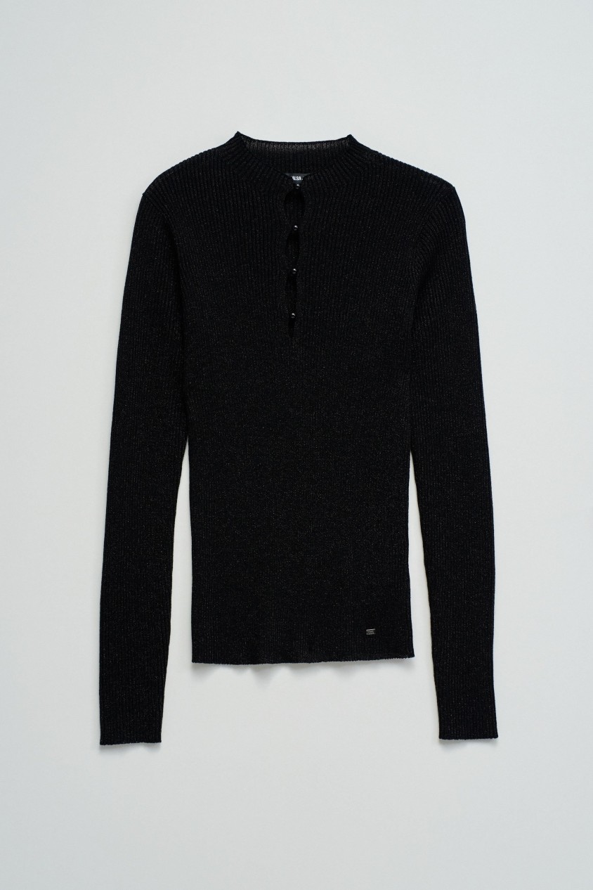 CAMISOLA DE MALHA BRILHANTE