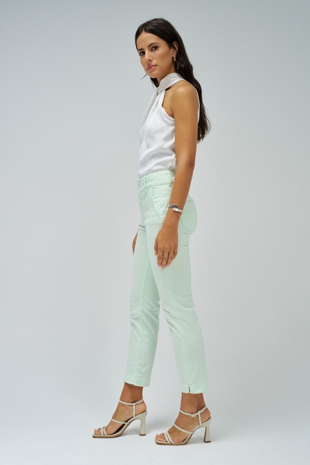 CHINO SECRET PUSH IN CROPPED SLIM