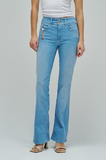 Bellybutton Jeans Slim Premaman Con Fascia Elastica - Denim Elasticizzato, Look Usato - 83% Cotone