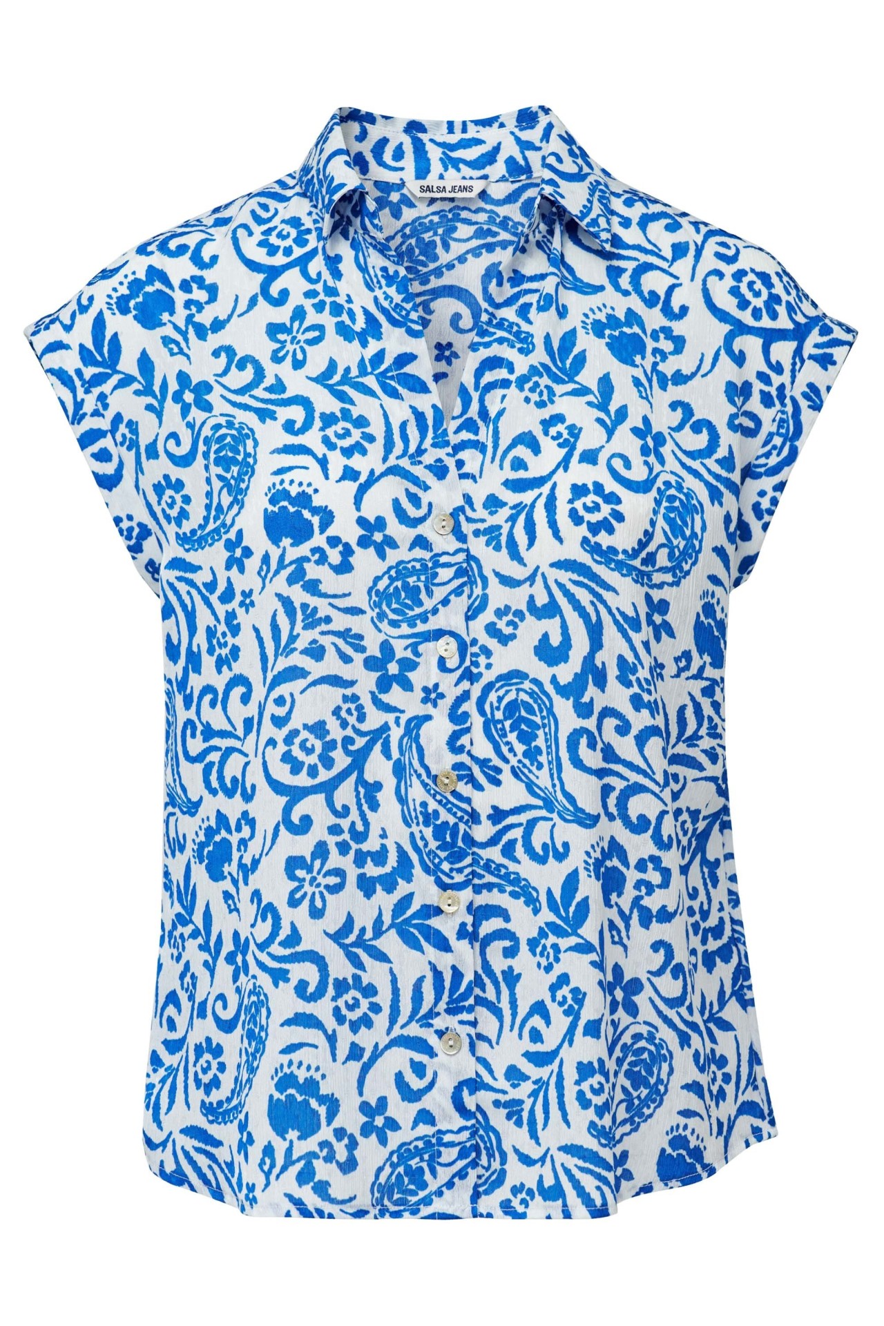 OUTLET SHORTS SLEEVE SHIRT MICRO PRINT