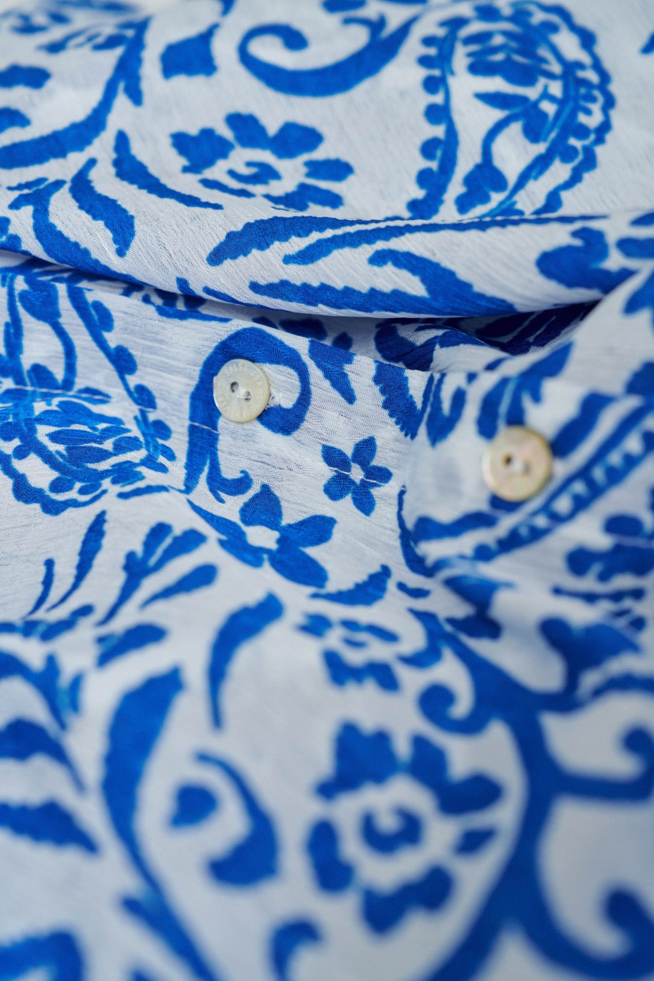 OUTLET SHORTS SLEEVE SHIRT MICRO PRINT