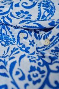OUTLET SHORTS SLEEVE SHIRT MICRO PRINT