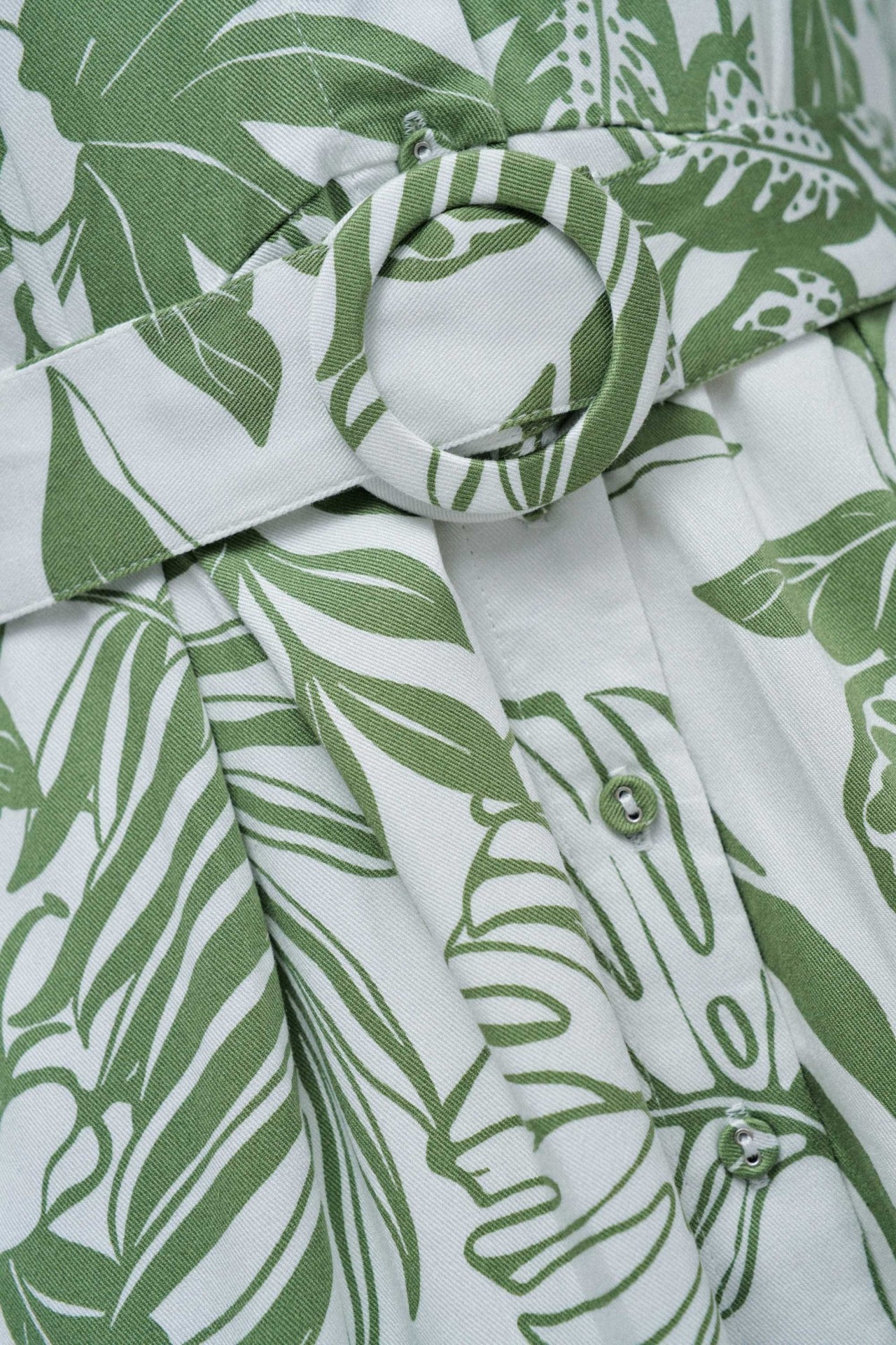 OUTLET MIDI DRESS ALL OVER PRINT TENCEL