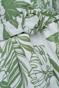 OUTLET MIDI DRESS ALL OVER PRINT TENCEL