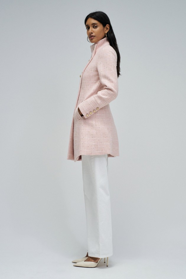 ABRIGO DE PAÑO GRACE EN TWEED