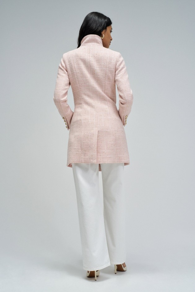 ABRIGO DE PAÑO GRACE EN TWEED