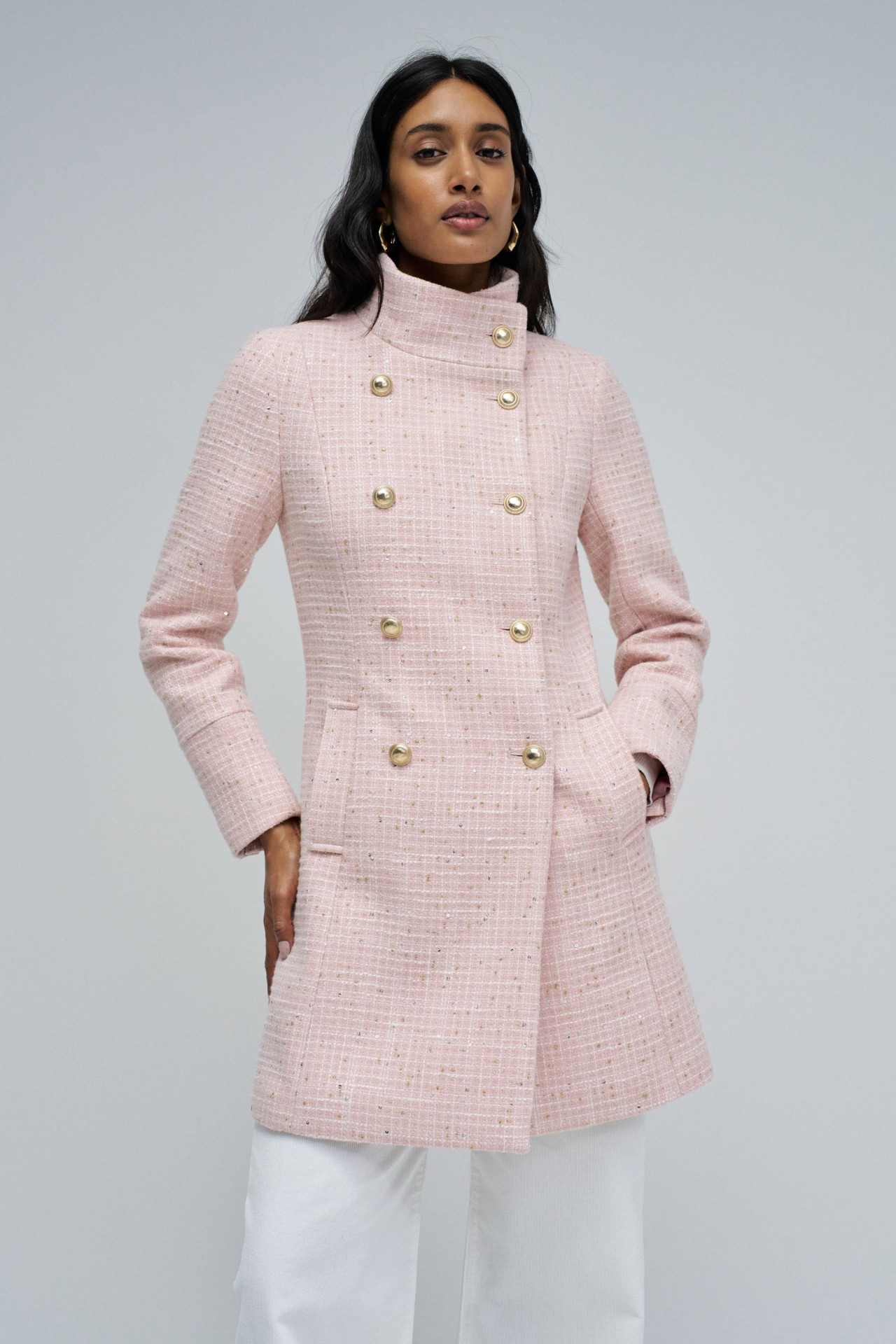 CASACO DE FAZENDA GRACE EM TWEED