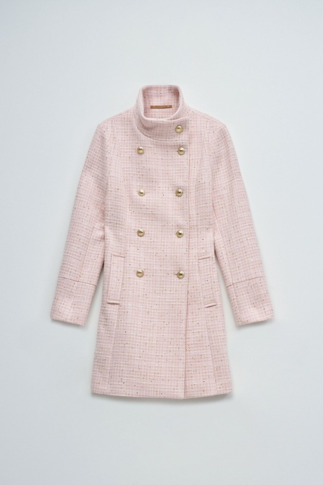 ABRIGO DE PAÑO GRACE EN TWEED