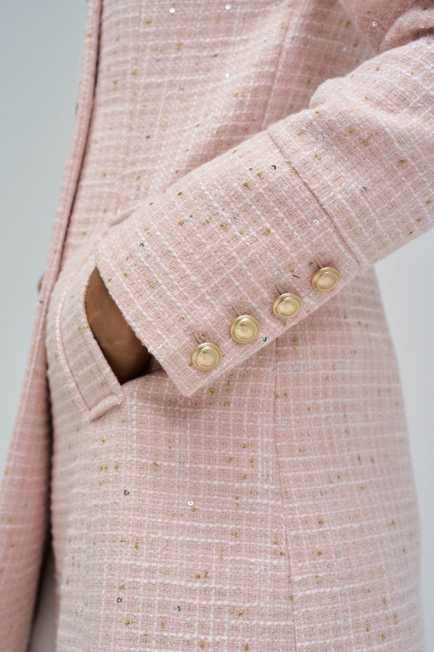ABRIGO DE PAÑO GRACE EN TWEED