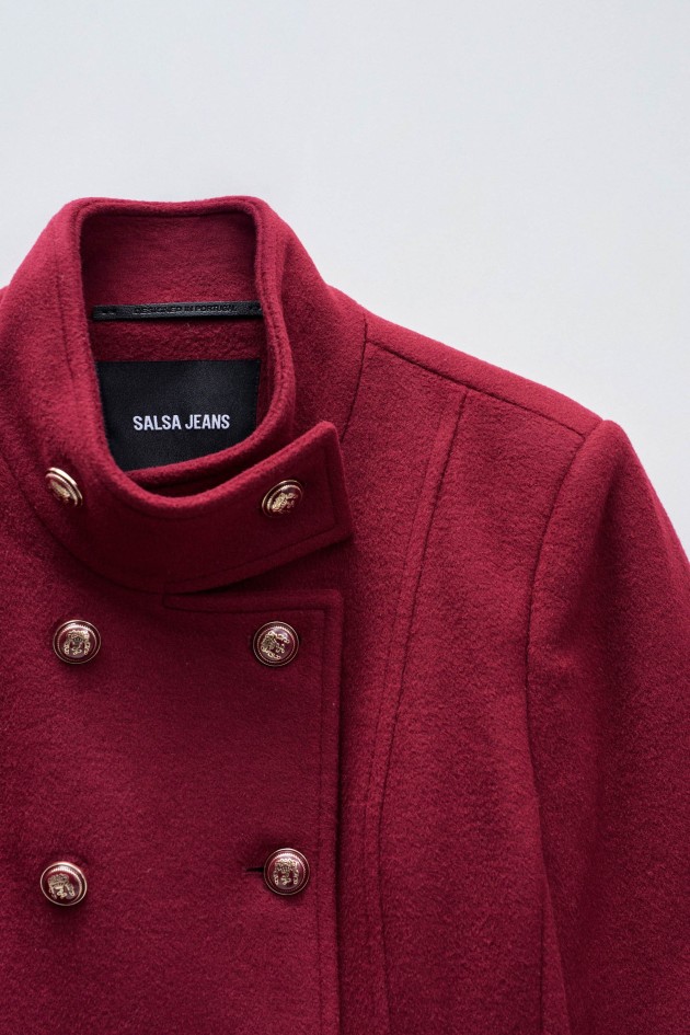 VESTE EN LAINE COURTE