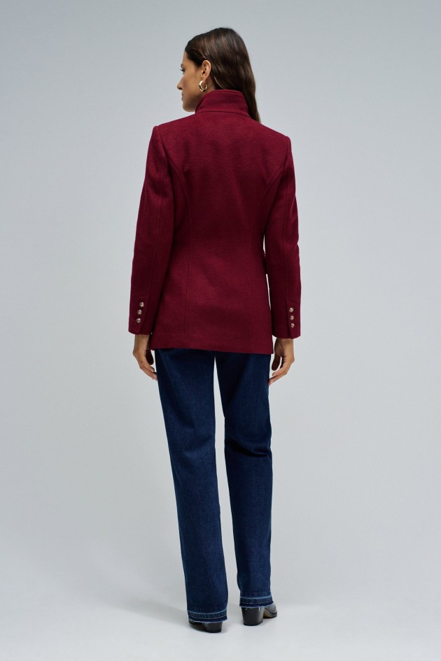 VESTE EN LAINE COURTE