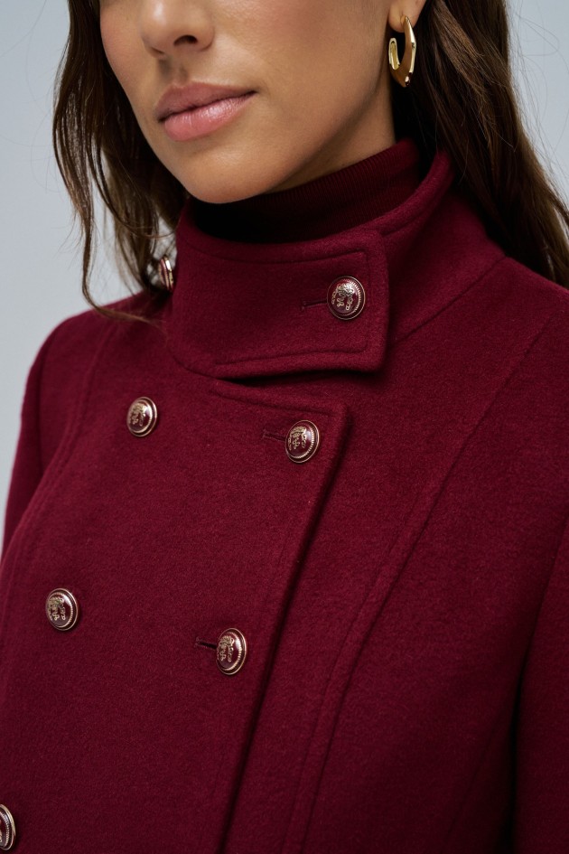 VESTE EN LAINE COURTE