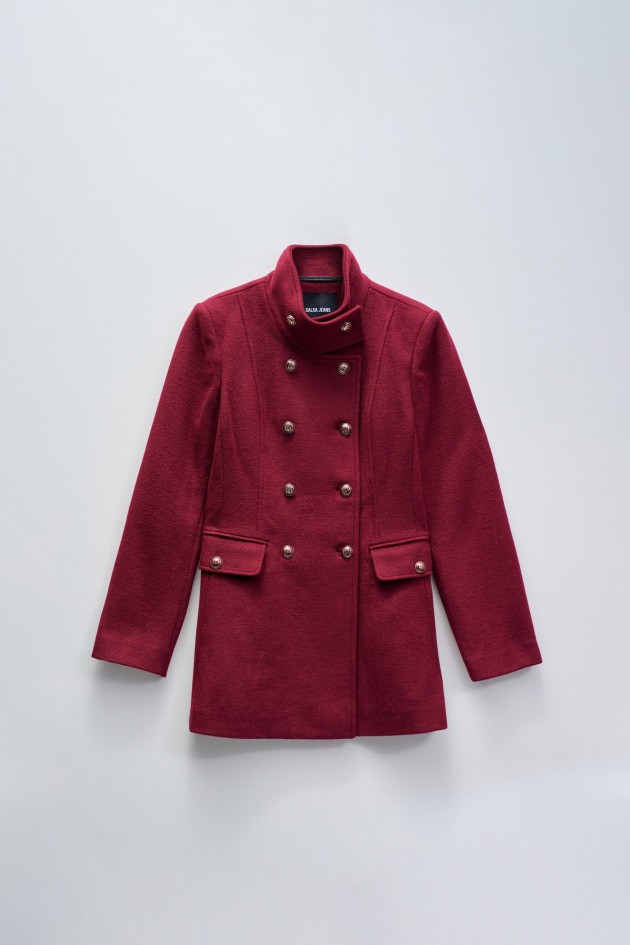 VESTE EN LAINE COURTE